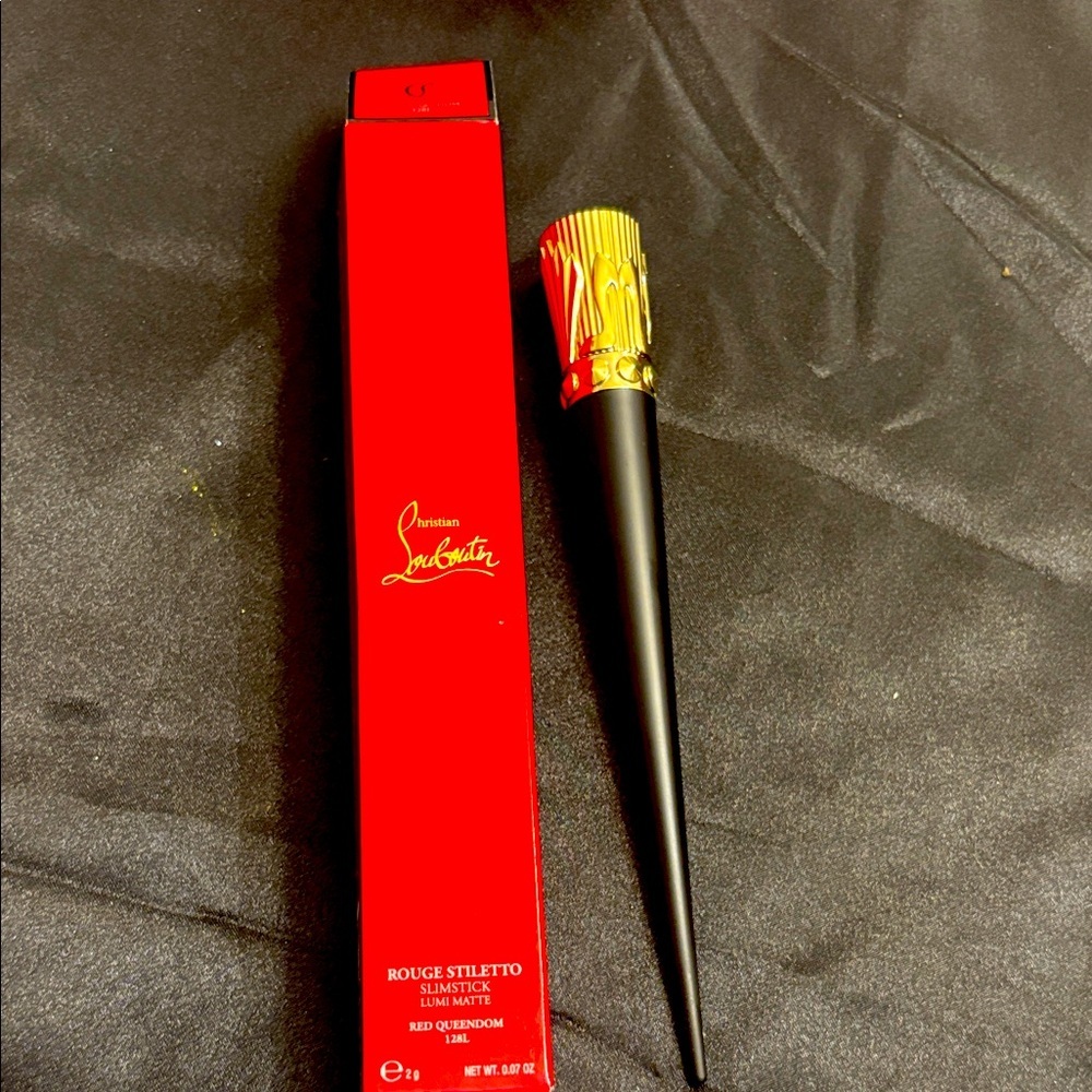 Christian Louboutin Red and Gold Lipstick